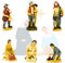 JANDTEK Figuritas del Belen Navidad - Portal de belén 6 uds - Figuras Belen Navidad Pastor 13cm - Pueblo para nacimientos de Navidad - Figuras Pesebre de Navidad (Pastor 13cm)