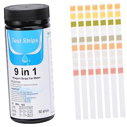 MAGICLULU 50pièces Papiers De Test De Ph De Test De Eau Pour Aquarium Piscine Et Eau Potable Testeur De Dureté