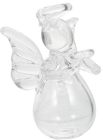 Cabilock Kleiner Ornament aus Hängende Figur für Auto Garten Handgefertigte Transparente Statue Dekoratives für Zuhause Langlebiges Glasdesign