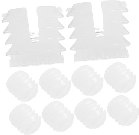 Operitacx Goujons de Charnière en Nylon pour Quincaillerie D’armoire 200 Pcs Plastique Nylon Solide Installation Rapide, Fixation Stable Meubles Cuisine et Salle de Bain