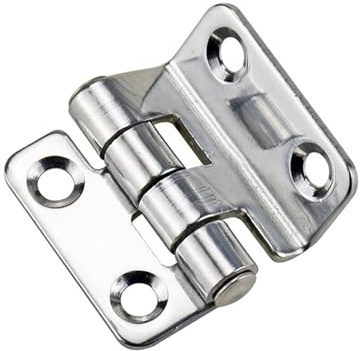 Charnière coudée à angle droit en acier inoxydable 304 for charnières de porte d'armoire industrielles, 1 pièce