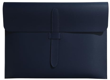 Elegante carpeta de archivos de cuero tamaño carta para viajes, reuniones de negocios, oficina, gestión de documentos, organizador de archivos de viaje