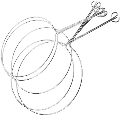 UKCOCO 5 Pièces Anneaux Filtre Sachet Thé Réutilisables Supports Filtre Fine Maille pour Infusion Lait Thé Jus sans Bords Tranchants Faciles à Nettoyer et Multi-usages
