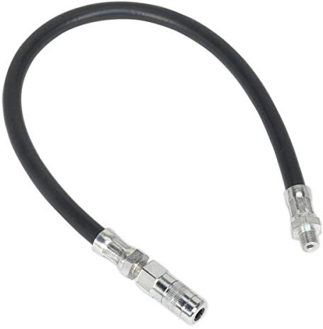 Sealey Gghe450 Rubber Delivery Hose 4-Jaw Connector Flexible 450Mm 1/8In Bsp
