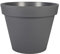 EDA - Pot de Fleur Rond Toscane Ø 60 cm - Volume 76 L - Ø 59 x H.47 cm - Gris Anthracite