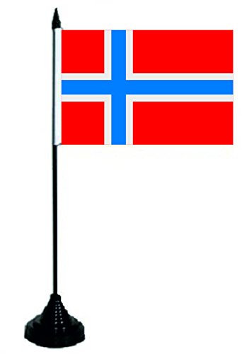 U24 Tischflagge Norwegen Fahne Flagge Tischfahne 10 x 15 cm
