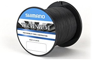 SHIMANO Technium Schnur, Dunkelgrau 0,20mm, 2480m, 3.80kg, Monofile Angelschnur, TEC20QPPB