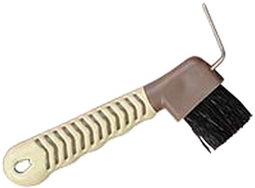 TDET -- Hufpick, Hufkratzer, zweifarbig, braun / beige, 17.5*8cm