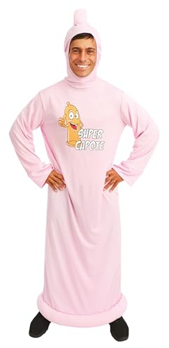 P'TIT CLOWN - 42936 - Super Kondom Kostüm - Humoristische Kondom Verkleidung Erwachsene - Condom Suit - Perfekt für Karneval, Mottopartys, Halloween, EVG - Overall - Einheitsgröße