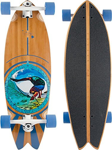 JUCKER HAWAII Longboard PAU HANA Cruiser mit weißen Achsen