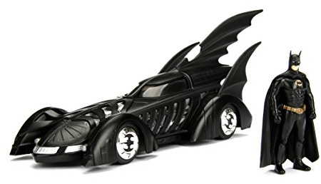 JADA TOYS 1:24 DC Comics Batmobile Batman Forever W/Batman Black 1995