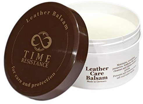 Time Resistance Crema per Prodotti in Pelle Lucidi e Rigenerati – Prodotto per Pelle per Prevenire Le Screpolature – Trattamento Naturale per Borse, Divani e Scarpe in Pelle (250ml)
