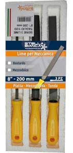 Set di 3 lime varie forme - taglio bastardo