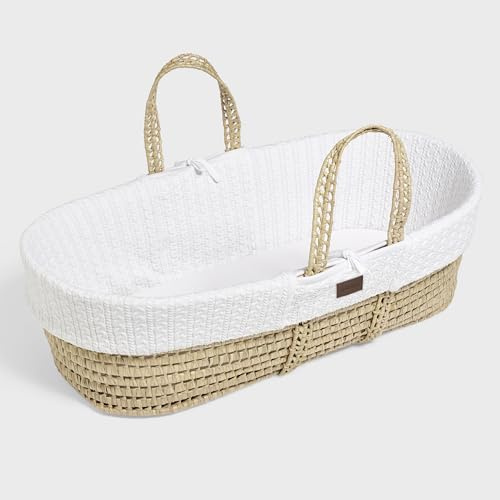 The Little Green Sheep Organic Knit Moses basketset vit