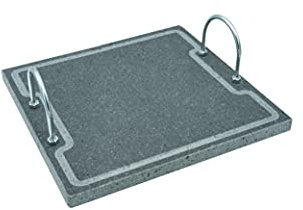 Lava Grill Plus Grill Stone Natural Non-Stick for Oven and Barbecue Cooking Meat, Fish, Vegetables and Pizza (S 30 x 30 x 2 cm)
