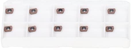 Inserti per tornitura in metallo duro, 10 pezzi Inserti per tornitura Lama in metallo duro Fresa per tornio Fresatura CNC Tornio Fresatura Utensili da taglio LPGT010210ER-GM