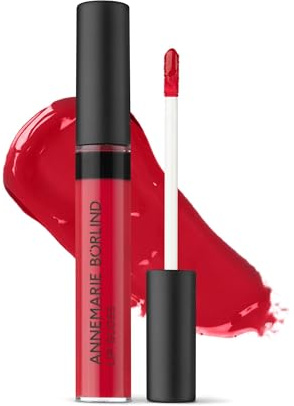 ANNEMARIE BÖRLIND Lip Gloss Red 9 ml Für Natürlichen Lippen-Glow | Feuchtigkeitsspendender Lipgloss, Glättende Lippenpflege, Intensiver Farbglanz, Für Glow, Mit Avocadoöl & Marulaöl