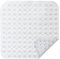 Alfombra de Ducha, 48 x 48 cm Alfombrilla Antideslizante con Ventosas, Alfombrilla de Ducha de Masaje Antideslizante, para Sauna, Cuarto de Ducha, Lavable a Máquina, Cuadrada, Blanca