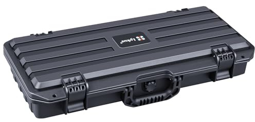 Lykus HC-5011 Maletín/Maleta/Estuche/Case rígida Impermeable con Espuma Personalizable, Tamaño Interior 52,6x20,7x8,8 cm, Adecuado para artículos Largos y Delgados
