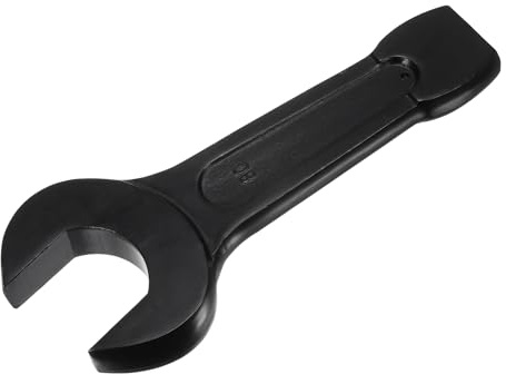sourcing map 80mm Open End Impact Spanner, High Tensile Steel Single Head Wrench Hand Tool