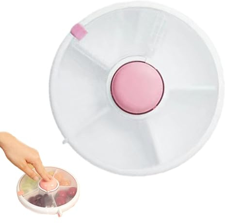 Drehbare Snackbox Mit Knopf - Rotierende Snackbox Zum Drehen, Snack Spinner Für Kinder, Mit Fächern, Container Für Unterwegs Und Reisen