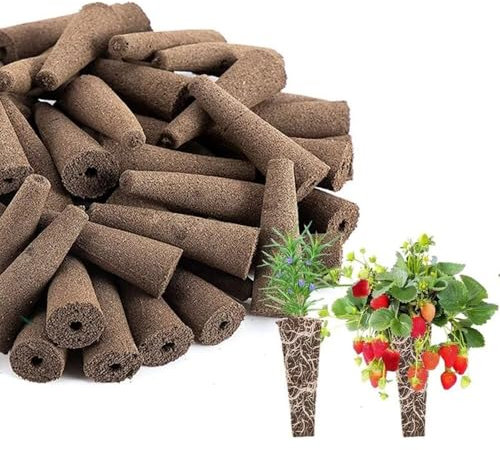 MaoNativey 30 Pack Growth Sponges, Seedling Starter Sponges Kit for Hydroponic Growing System Indoor Garden