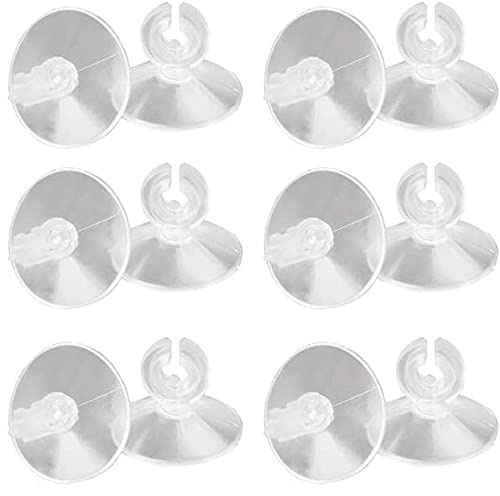 40Pcs Aquarium Fish Tank Suction Cups Clear Aquarium Suction Cups Plastic Fish Tank Hose Clamps Fish Tank Holders Clips for Fish Tank Tubing(Clear)