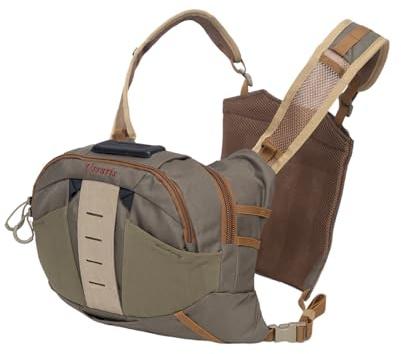 Ussuris Fly Fishing Chest Pack with 2 Back Panel Options,Net Holder,Tackle Storage Chest Backpack for Trout Fishing Wading Hiking