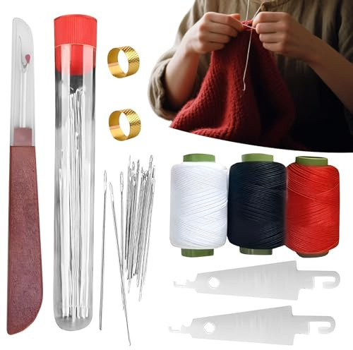 37 Teiliges Reise Nähset,Tragbares Schnellnäh Nähwerkzeug-Set Mit Nadeln & Fäden Für Anfänger & Profis (Nähzubehör, Reparatur) – Ideal Für Reisen, Haushalt, Leder- Und Stoffreparatur