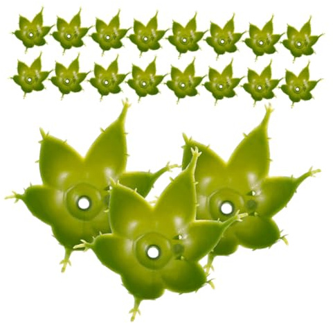 HOODANCOS Calices De Fleurs Artificielles 2 pour Bouquets DIY, Plastique Solide, Base Stable, 60 Pièces, Accessoires pour Décorations De Fleurs Intérieures Et Événements
