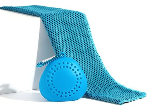 Bottone Kühlendes Sporthandtuch, 30 x 60 cm, Schweiß für den Hals, weich, atmungsaktiv, Fitnessstudio, für Männer und Frauen, Laufen, Fitness, Fitnessstudio, Training, schnell trocknend