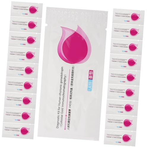 TEMPNAP 20 Stück Schwangerschaftsteststreifen für Hause Sicher und Effektiv aus Kunststoff 20stücke Packung für Frauen zur Frühschwangerschaftserkennung