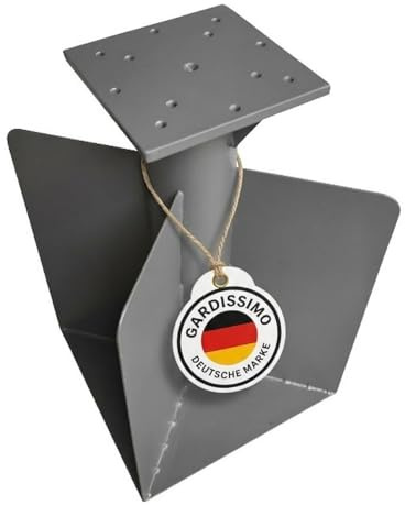 Gardissimo Universal Bodenanker Fit für Ampelschirme | Zum Eingraben oder Einbetonieren, Bodenhülse, Universeller Sonnenschirmständer, Für Sonnenschirme