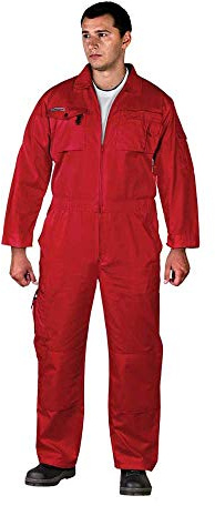 LEBER & HOLLMAN - LH-Overter_C56 Bivico Schutzoverall, Rot, 56 Größe