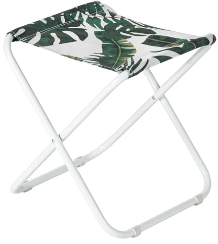Harbour Housewares Klassische Klapphocker - Leichtes Material Praktische faltbares Design - Banana Leaf