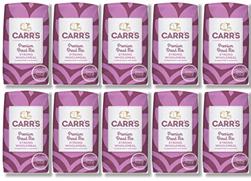 Carrs Flour Premium Wholemeal Bread Mix, 500 g (Pack of 10)