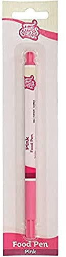 FunCakes Food Pen Rose: Stylo Alimentaire pour Décoration de Gâteaux, Pâtisseries et Desserts, Pointe Flexible pour Lignes Épaisses et Fines, Idéal pour Personnaliser, Certifié Halal