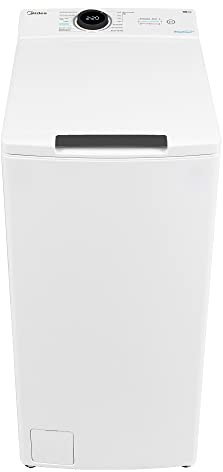 Midea MF100T70B-12A Toplader Waschmaschine 7kg / AquaStop/Starzeitvorwahl/Trommelreinigung/XL Türöffnung/Soft Opener