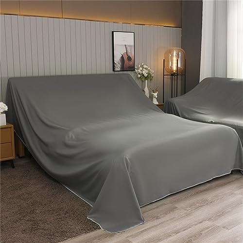 Highdi Staubschutz Abdeckung Möbel, Bett Staubschutz Möbel Möbelbezug Staubschutzhülle Protector für Bett Sofa Möbel für Abdeckungen im Innen- & Außenbereich (2.4x4m,Dunkelgrau)
