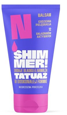 Neba - Shimmer ! Baume Illuminant pour le Corps et les Tatouages – Cassis Coquin, 150 ml – Effet GLOW, Formule Hydratante aux 12 Actifs, Éclat Doré pour la Peau et les Tatouages