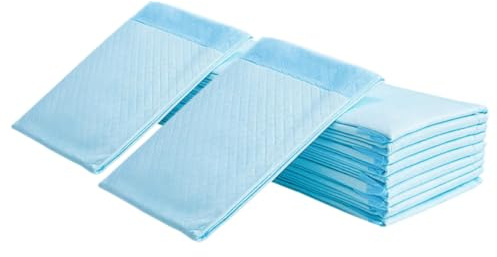 ORFOFE Einweg Wickelunterlagen 60x90cm für Babys Kinder Erwachsene Saugfähige Urinunterlagen mit Auslaufsicherer Kante Hautfreundliches Vlies Praktische Einweg Pads für Zuhause und Unterwegs