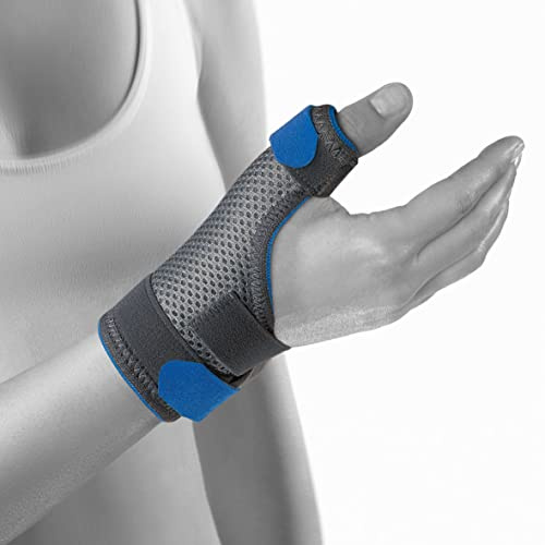 Bort 112720 Soft Daumen-Schiene Lang, blau, Gr. M
