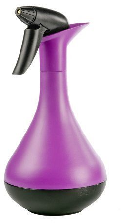 Gloria Design Blumensprüher 0,8L, Weinrot mit 360° Funktion und Schnellverschluss, 000802.0000