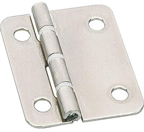 Hettich 071648 625-Bisagra de Puerta Plegable (50 mm de Alto, Acero niquelado)