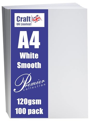 Craft UK W125, vitt papper, A4, 120 g/m², 100 ark