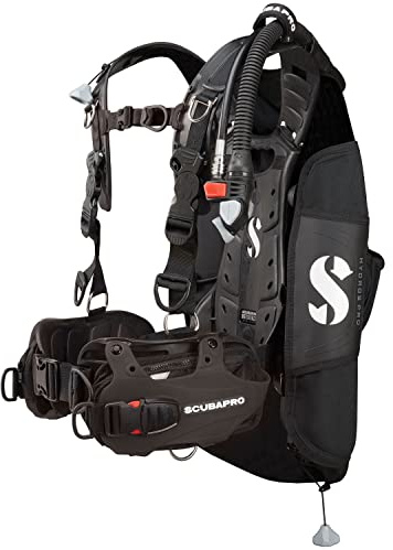 Scubapro Hydros Pro BCD mit BPI, Herren, Schwarz, Größe L
