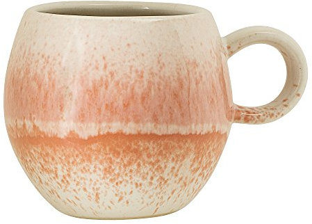 Bloomingville Mug Paula - Élégance Orange - Œuvre d'art en céramique au design scandinave - Durable et passe au lave-vaisselle