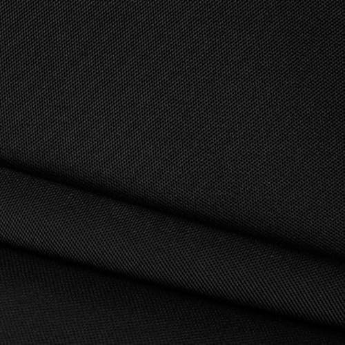 Fabrics-City schwarz Wasserundurchlässig Nylon Stoff CORDURA Fabric 600D 50x150cm Planenstoff Outdoorstoff Langlebig Wetterfest Strapazierfähig Rucksack zum Nähen Wasserdicht Beach, 3633