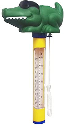Andoer Termometro Galleggiante per Piscina Nuoto Cartoon Forma Animale Termometri Temperatura Acqua con Corda per Piscine Interne Esterna Termometri Vasche termali Vasche idromassaggio Stagni