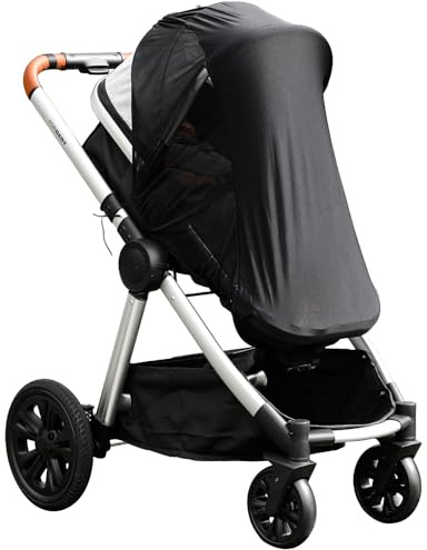 Stroller Sun Shade Cover Baby Car Seat Carrier Sunshade Pram Stroller Shade-Dark Shade Cut 96% UV Rays